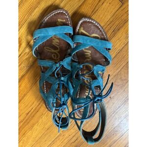 SAM‎ EDELMAN
Gemma Lace-Up Leather Sandals